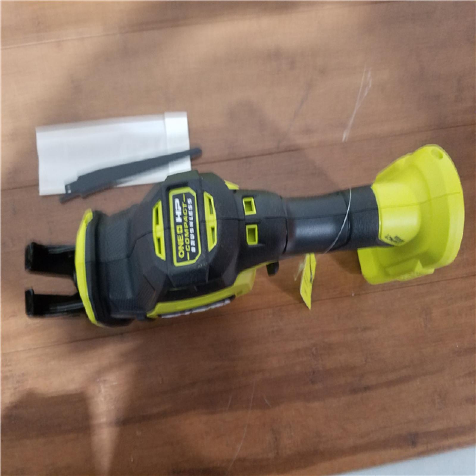California NEW Ryobi One+ HP 18V Compact Brushless One-Handed Recip Saw (Tool Only)