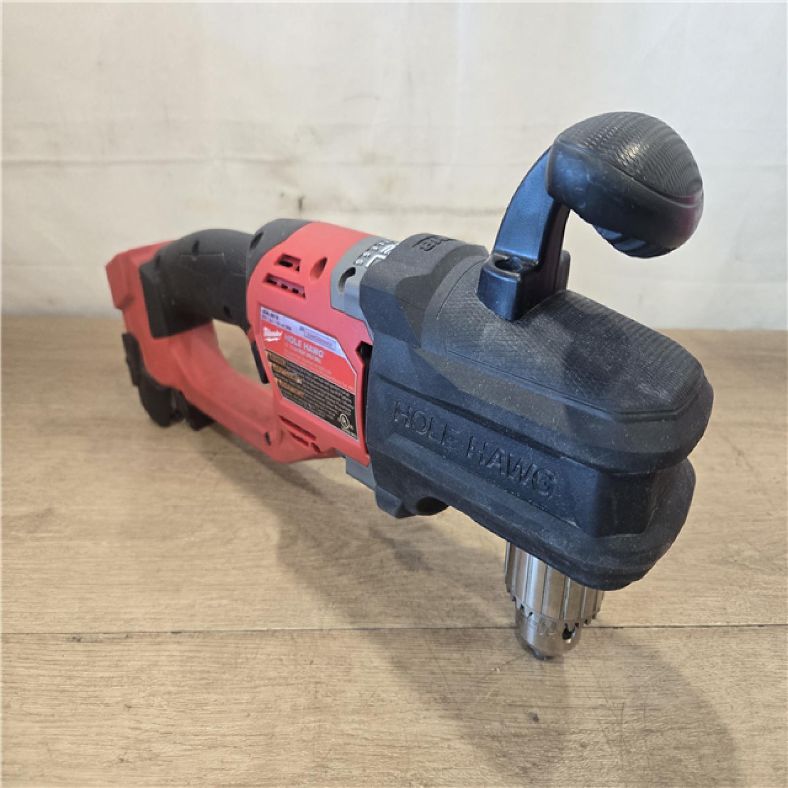 AS-IS Milwaukee FUEL GEN II 18V Cordless 1/2 in. Hole Hawg Right Angle Drill (Tool-Only)