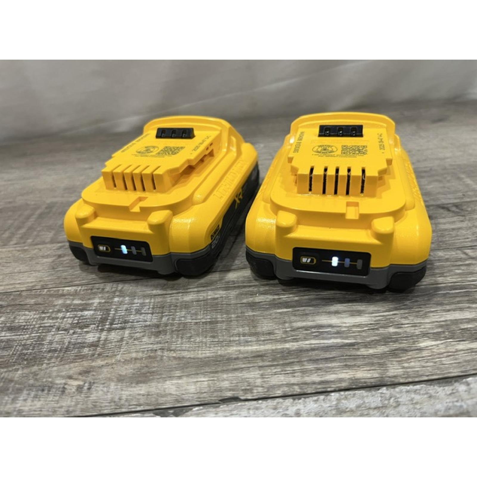 AS-IS DEWALT 20V MAX XR Lithium-Ion 4.0 Ah Battery Packs (2-Pack)