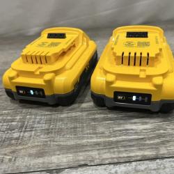 AS-IS DEWALT 20V MAX XR Lithium-Ion 4.0 Ah Battery Packs (2-Pack)
