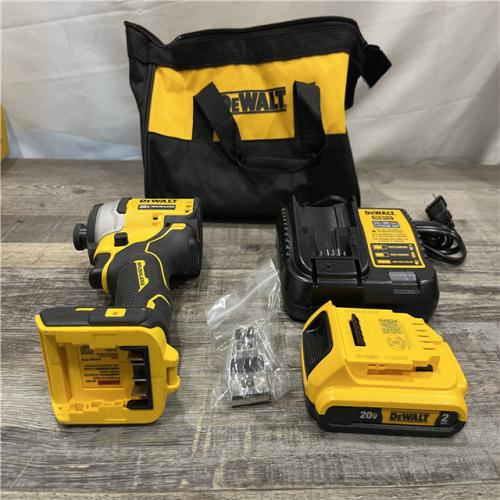 AS-IS DEWALT Atomic 20V Max Lithium-Ion Brushless Cordless Compact 1/4 in. Impact Driver Kit
