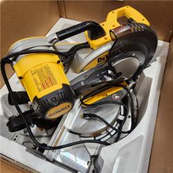 As-Is- DeWalt 15 Amp Corded 12 in. Compound Double Bevel Miter Saw