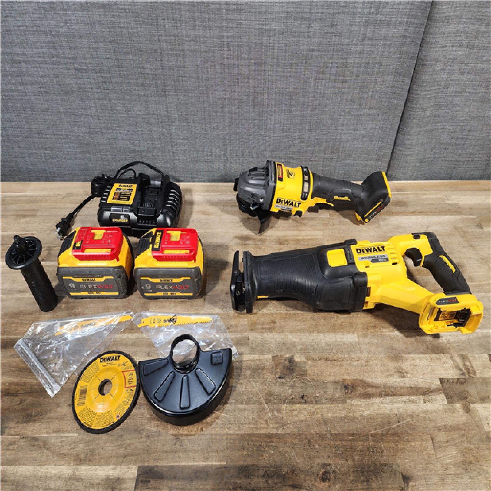 HOUSTON LOCATION - AS-IS DEWALT 2 Tool Combo Kit W/ (2) 9.0 AH Battery & Charger