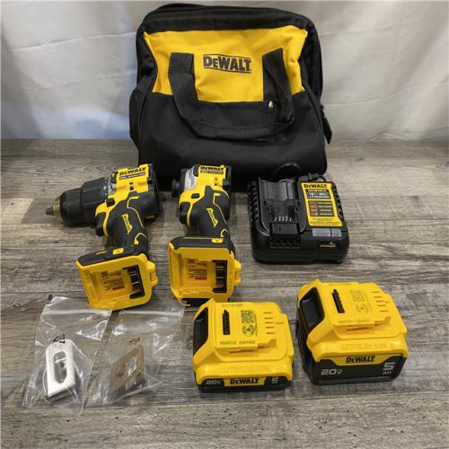 AS-IS DEWALT ATOMIC 20V MAX Lithium-Ion Cordless 2-Tool Combo Kit