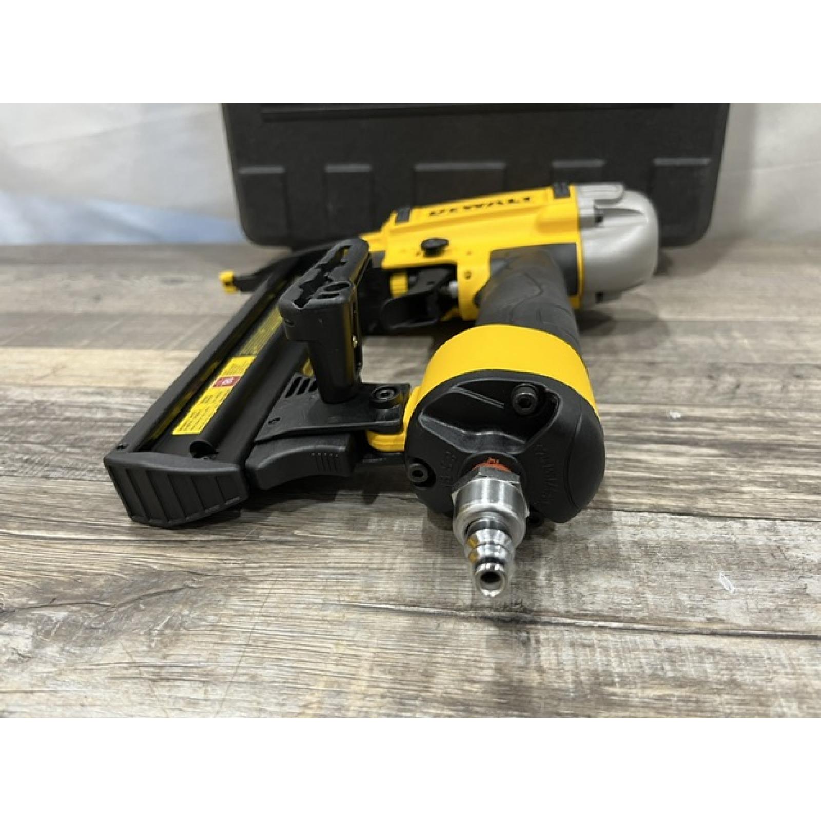 AS-IS DEWALT Pneumatic 18-Gauge 1/4 in. Crown Corded Stapler
