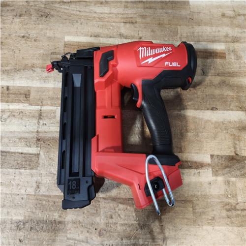 Houston Location AS-IS Milwaukee FUEL 18-Volt Lithium-Ion Brushless Cordless Gen II 18-Gauge Brad Nailer (Tool-Only)