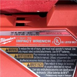 Houston Location AS-IS Milwaukee FUEL 18V Lithium-Ion Brushless Cordless 1/2 in. Impact Wrench with Friction Ring (Tool-Only)