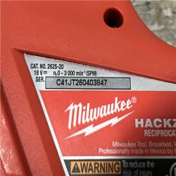 AS-IS Milwaukee 18V Lithium-Ion Cordless HACKZALL Reciprocating Saw (Tool-Only)