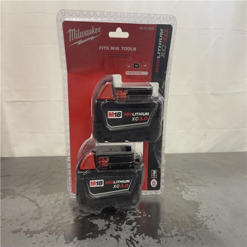 AS-IS- Milwaukee M18 XC High Capacity REDLITHIUM Battery Two Pack