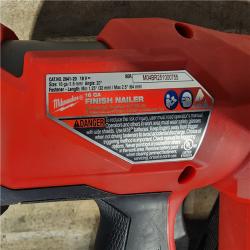 HOUSTON LOCATION - AS-IS Milwaukee 2841-20 18V Cordless Gen II 16 Gauge Angled Finish Nailer (Tool Only)