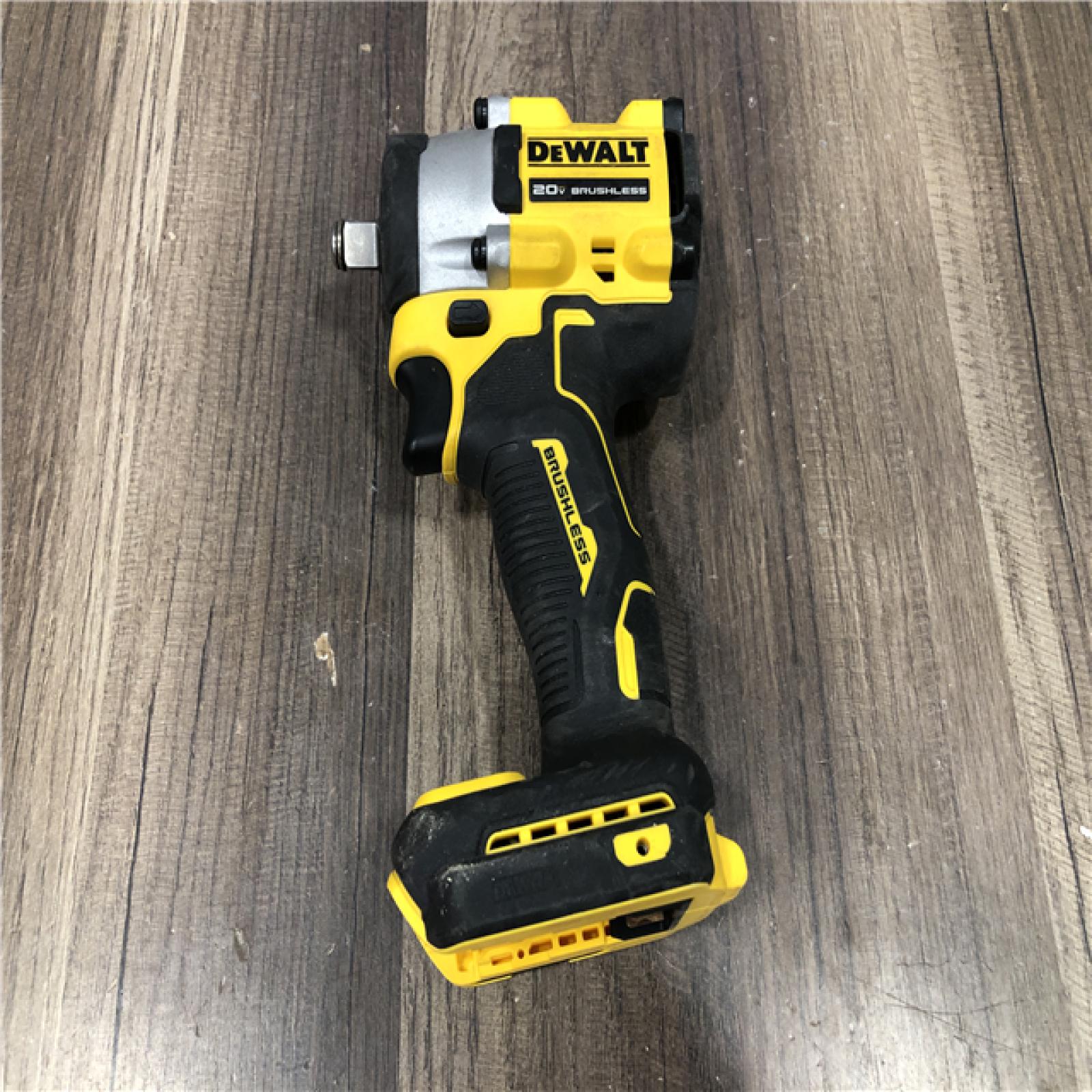 AS-IS DEWALT ATOMIC 20V MAX Cordless Brushless 1/2 in. Variable Speed Impact Wrench (Tool Only)