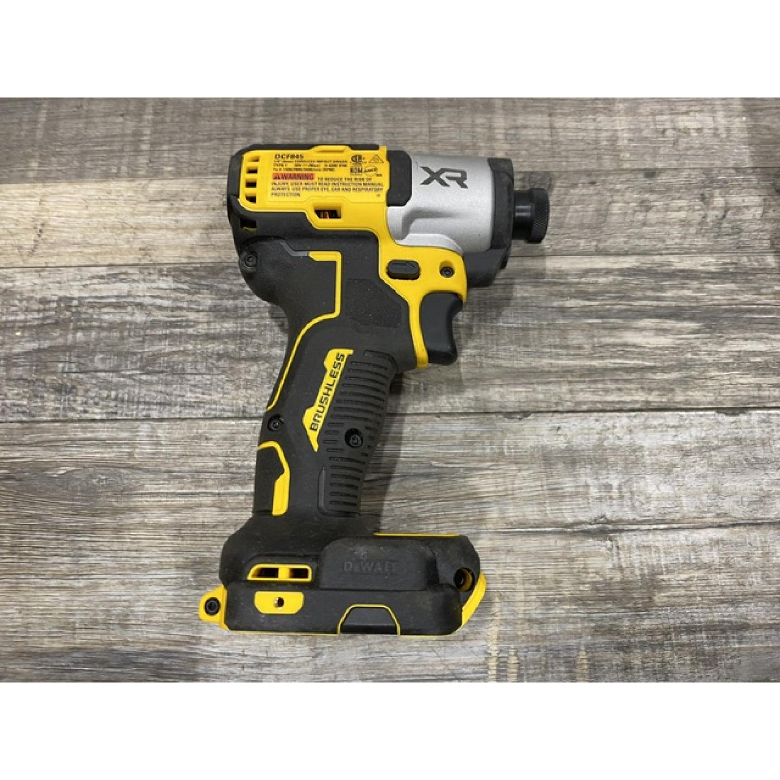 AS-IS DEWALT 20-Volt Maximum XR Lithium-Ion Cordless Brushless 1/4 in. 3-Speed Impact Driver Kit