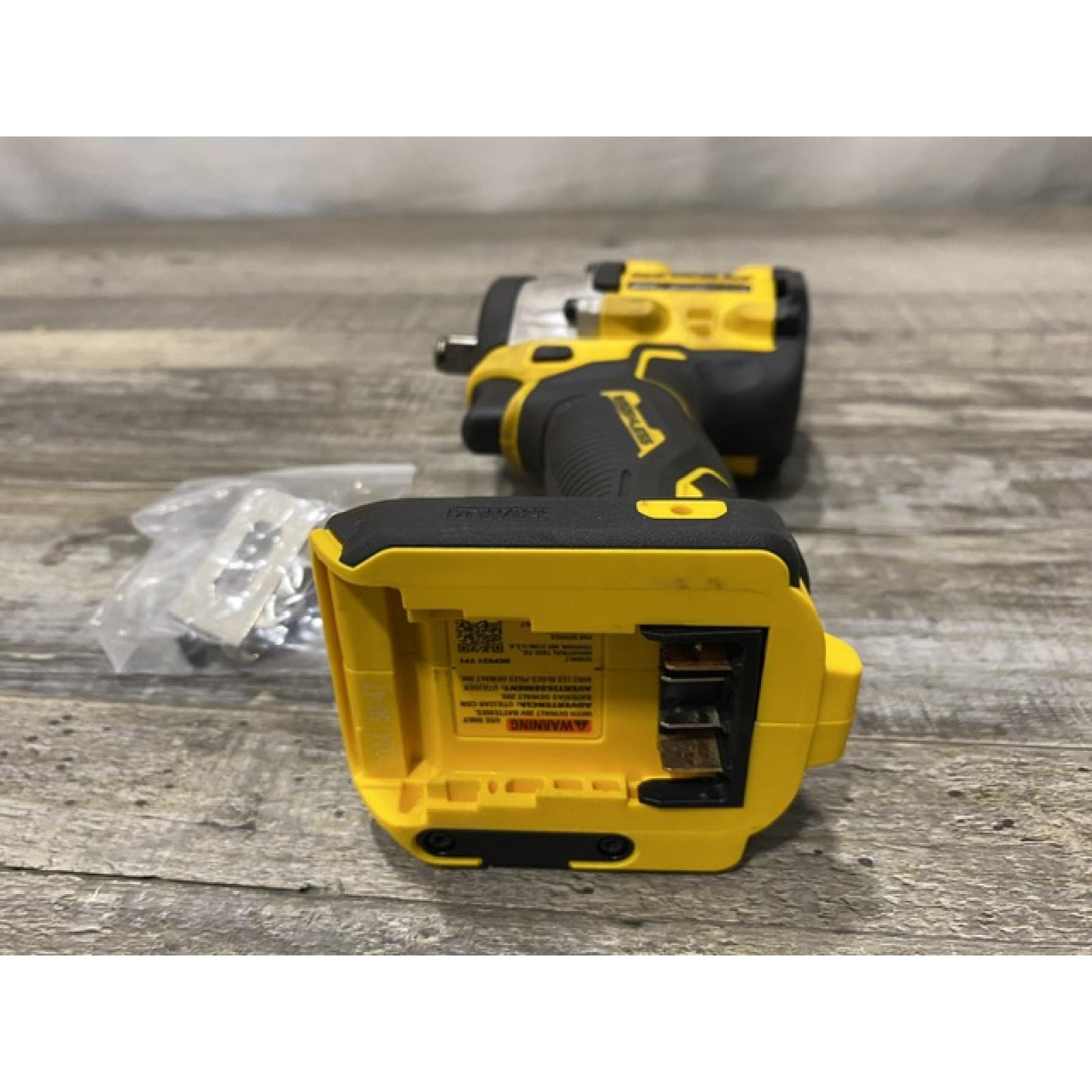 AS-IS DEWALT ATOMIC 20V MAX Cordless Brushless 1/2 in. Variable Speed Impact Wrench (Tool Only)