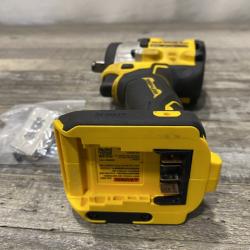 AS-IS DEWALT ATOMIC 20V MAX Cordless Brushless 1/2 in. Variable Speed Impact Wrench (Tool Only)