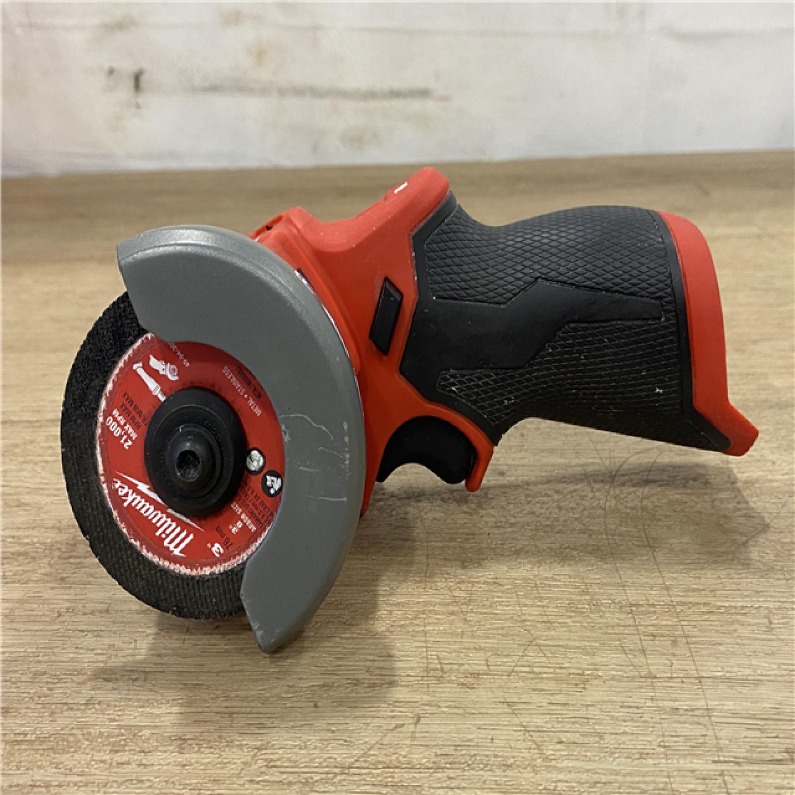 AS-IS Milwaukee FUEL 12V Lithium-Ion Brushless Cordless 3 in. Cut Off Saw (Tool-Only)