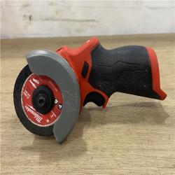 AS-IS Milwaukee FUEL 12V Lithium-Ion Brushless Cordless 3 in. Cut Off Saw (Tool-Only)
