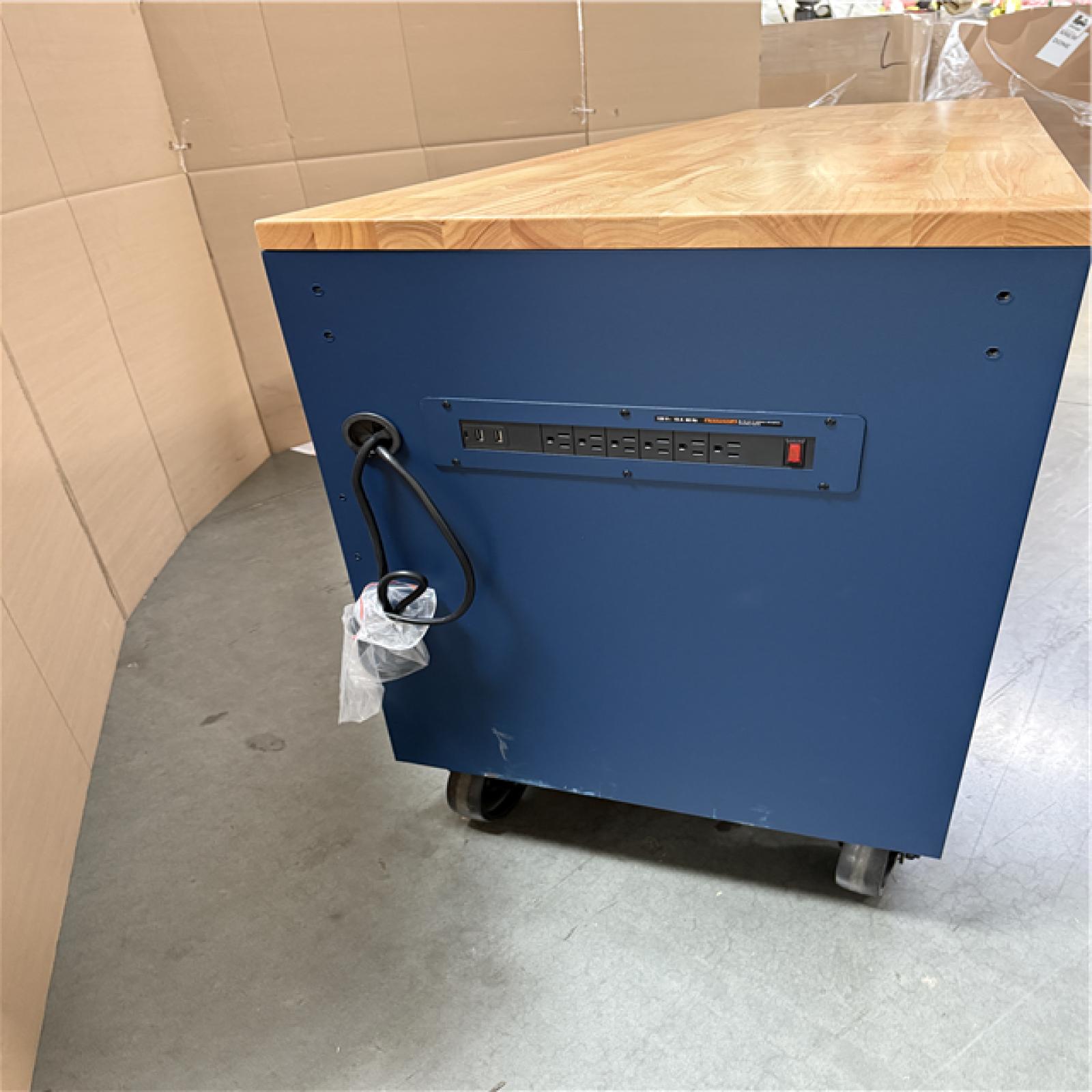 California AS-IS Husky 84 in. 22-drawer Mobile Workbench
