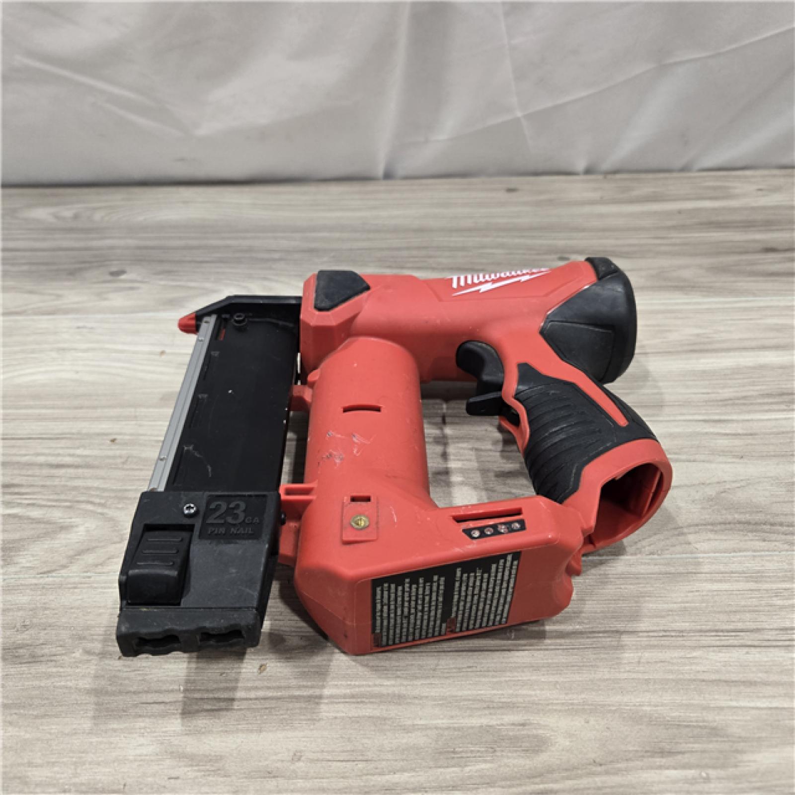 AS-IS Milwaukee 2540-20 12V 23 Gauge Cordless Pin Nailer (Tool Only)
