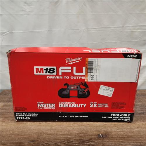 NEW! Milwaukee M18 FUEL Lithium-Ion Brushless Cordless Deep Cut Band Saw (Tool Only)
