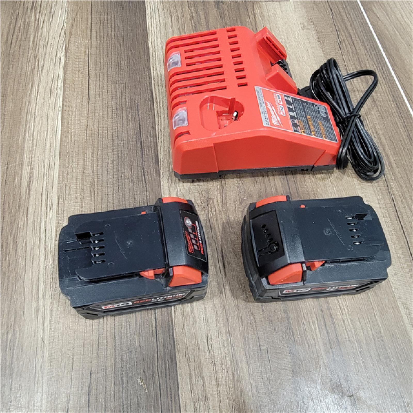 AS-IS Milwaukee M18 FUEL 18V Lithium-Ion Brushless Cordless Hammer Drill and Impact Driver Combo Kit (2-Tool) with 2 Batteries