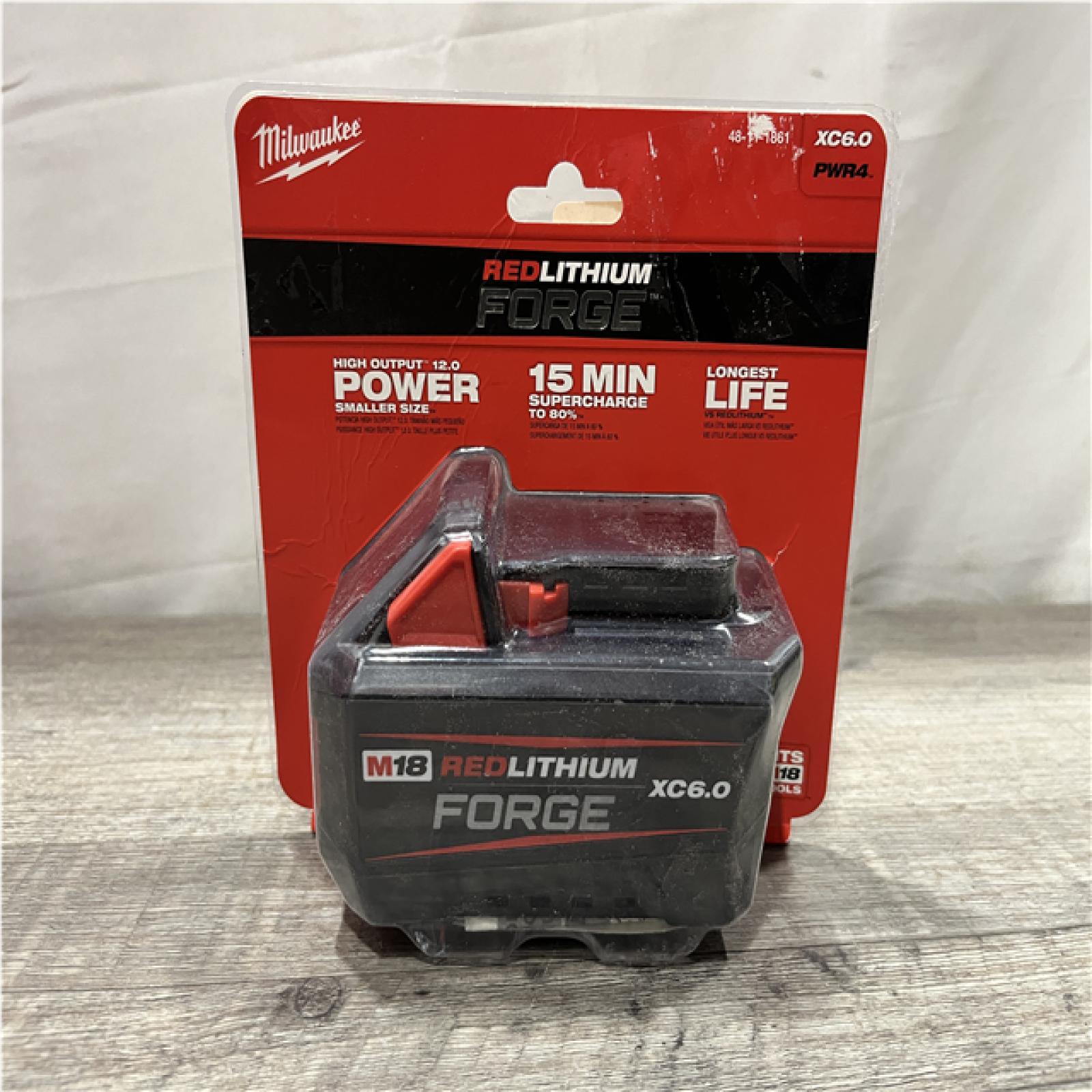 NEW - Milwaukee 18V Lithium-Ion REDLITHIUM FORGE 6.0 Ah Battery Pack