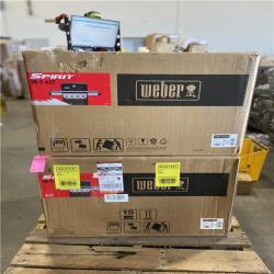 DALLAS LOCATION - Weber Spirit SB-E-425 4-Burner Liquid Propane Gas Grill in Black with Sear Zone and Weber Works Compatibility (2 UNITS)
