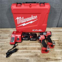 HOUSTON LOCATION - AS - IS Milwaukee FUEL 18V Lithium-Ion Brushless Cordless Hammer Drill and Impact Driver Combo Kit