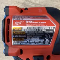 AS-IS Milwaukee FUEL 18V Lithium-Ion Brushless Cordless Hammer Drill & SURGE Impact Driver Combo Kit