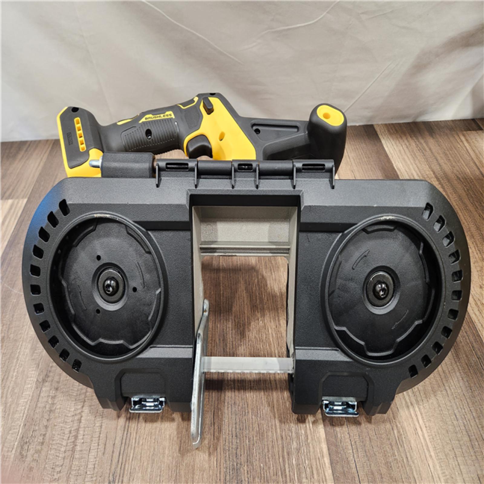 AS-IS- DEWALT 20-Volt MAX 3-3/8 in. Cordless Brushless Bandsaw (Tool-Only)