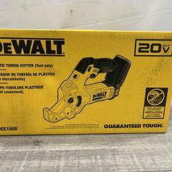NEW - DEWALT 20V MAX Cordless Plastic Tubing Cutter (Tool Only)
