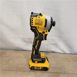 AS-IS- DEWALT ATOMIC 20V MAX* Brushless Cordless Compact 1/4 in. Impact Driver Kit