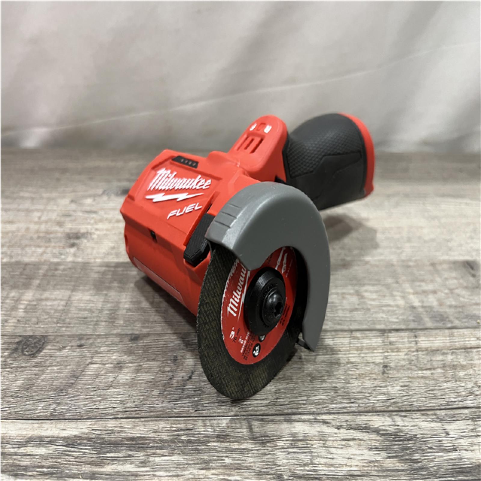 AS-IS Milwaukee FUEL 12V Lithium-Ion Brushless Cordless 3 in. Cut Off Saw (Tool-Only)