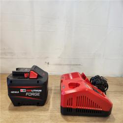AS-IS- Milwaukee 18-Volt Lithium-Ion REDLITHIUM FORGE Starter Kit with 12. 0Ah Battery and Charger