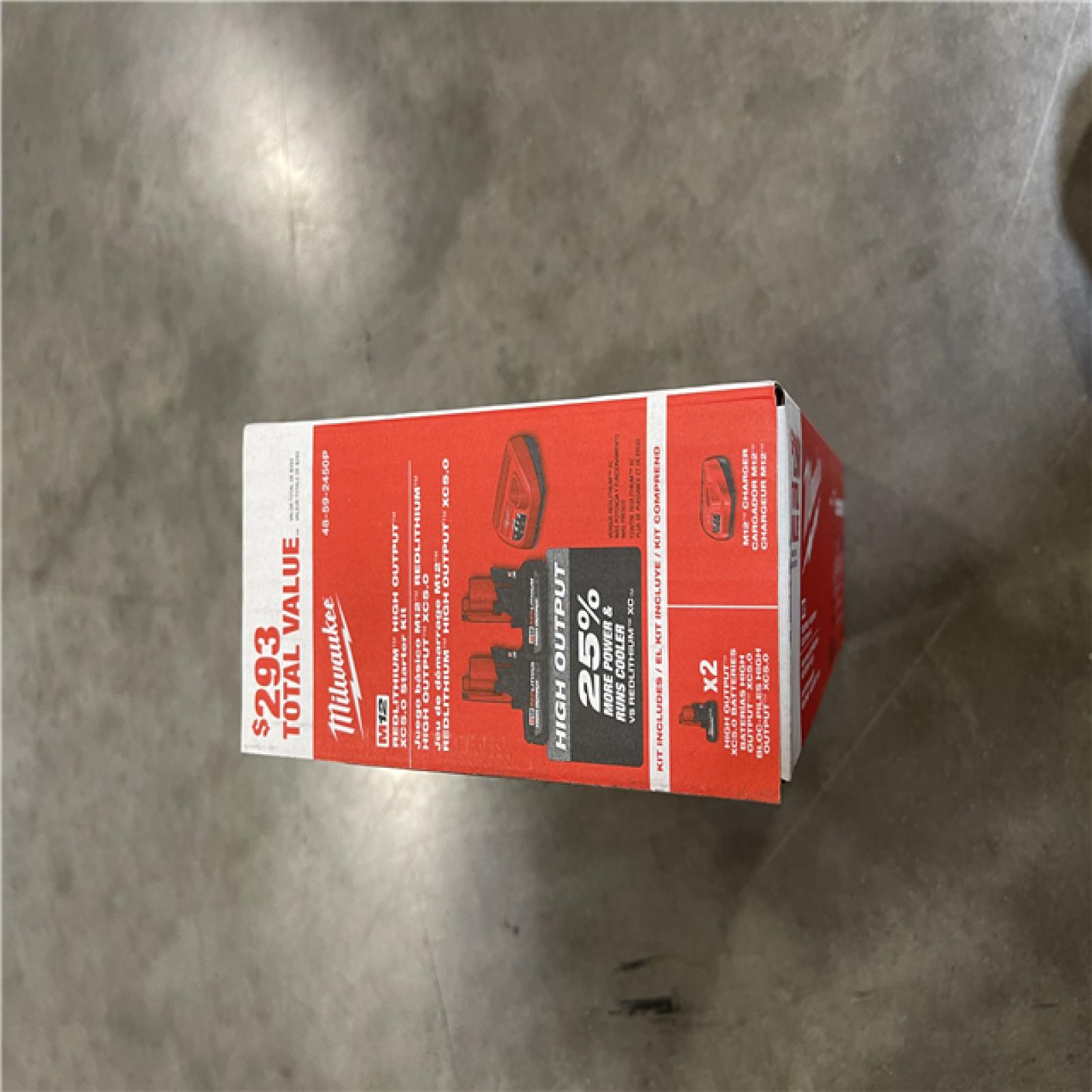 NEW!- Milwaukee M12 12V Lithium-Ion XC High Output 5.0 Ah Battery Pack