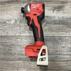 AS-IS Milwaukee 18-Volt Lithium-Ion Compact Brushless Cordless 1/4 in. Impact Driver Kit