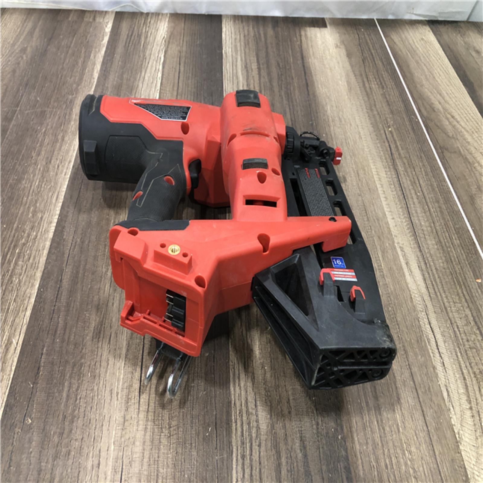 AS-IS Milwaukee FUEL 18-Volt Lithium-Ion Brushless Cordless Gen ll 16-Gauge Straight Finish Nailer (Tool Only)
