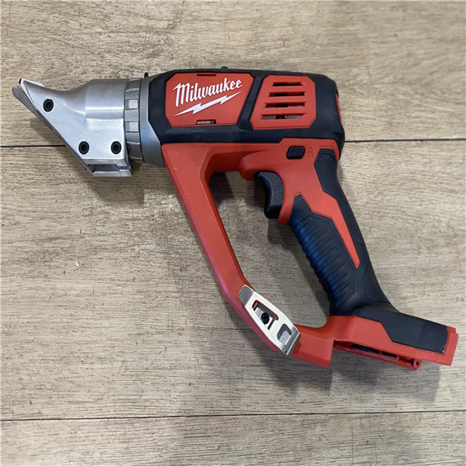 AS-IS Milwaukee 18-Volt Lithium-Ion Cordless 18-Gauge Double Cut Metal Shear (Tool-Only)