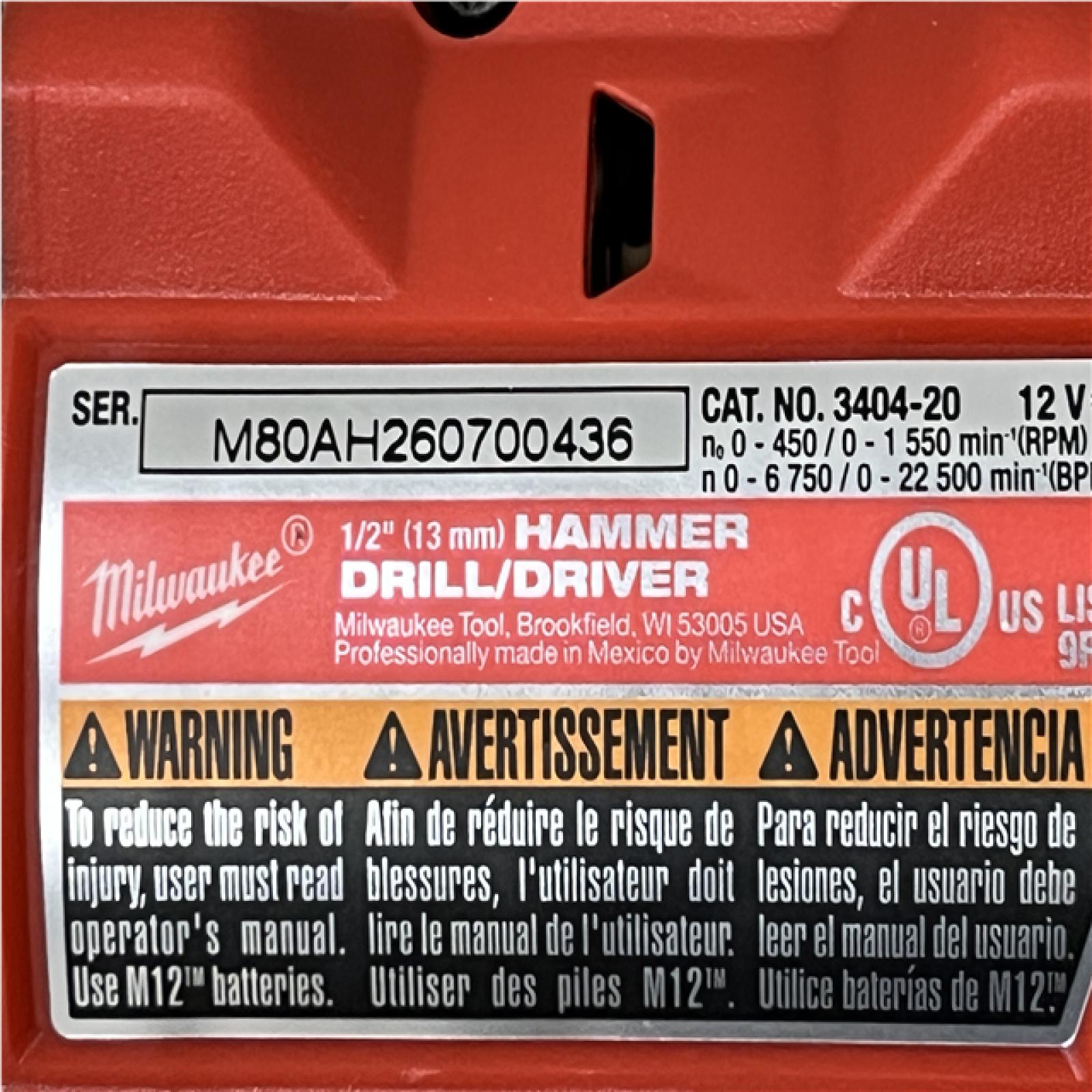 AS-IS Milwaukee FUEL 12-Volt Lithium-Ion Brushless Cordless Hammer Drill and Impact Driver Combo Kit