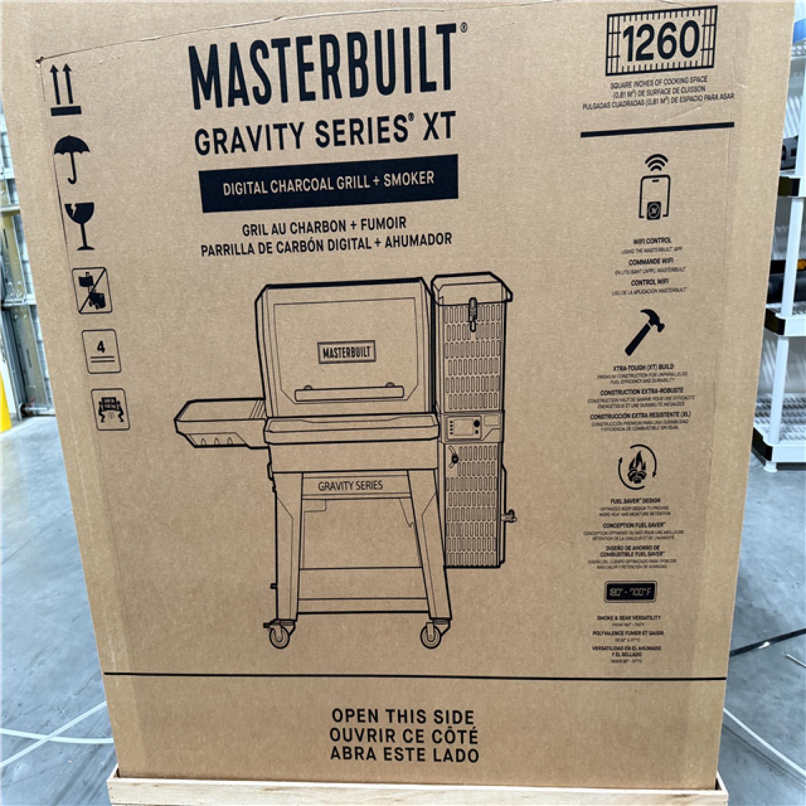 CALIFORNIA NEW MASTERBUILT GRAVITY SERIES XT DIGITAL CHARCOAL GRILL AND SMOKER