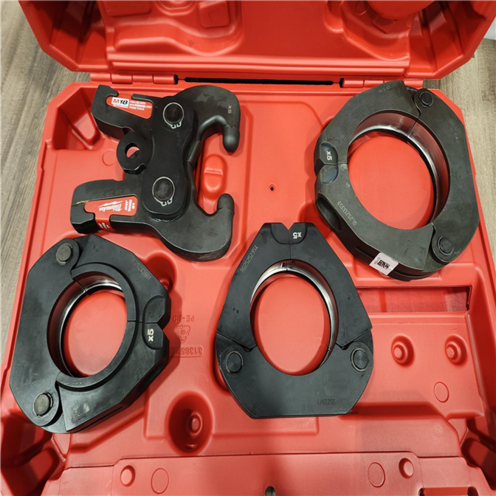 AS-IS- 2-1/2 in. - 4 in. CTS-V Pivoting Press Ring Kit for M18 FORCE LOGIC Press Tools