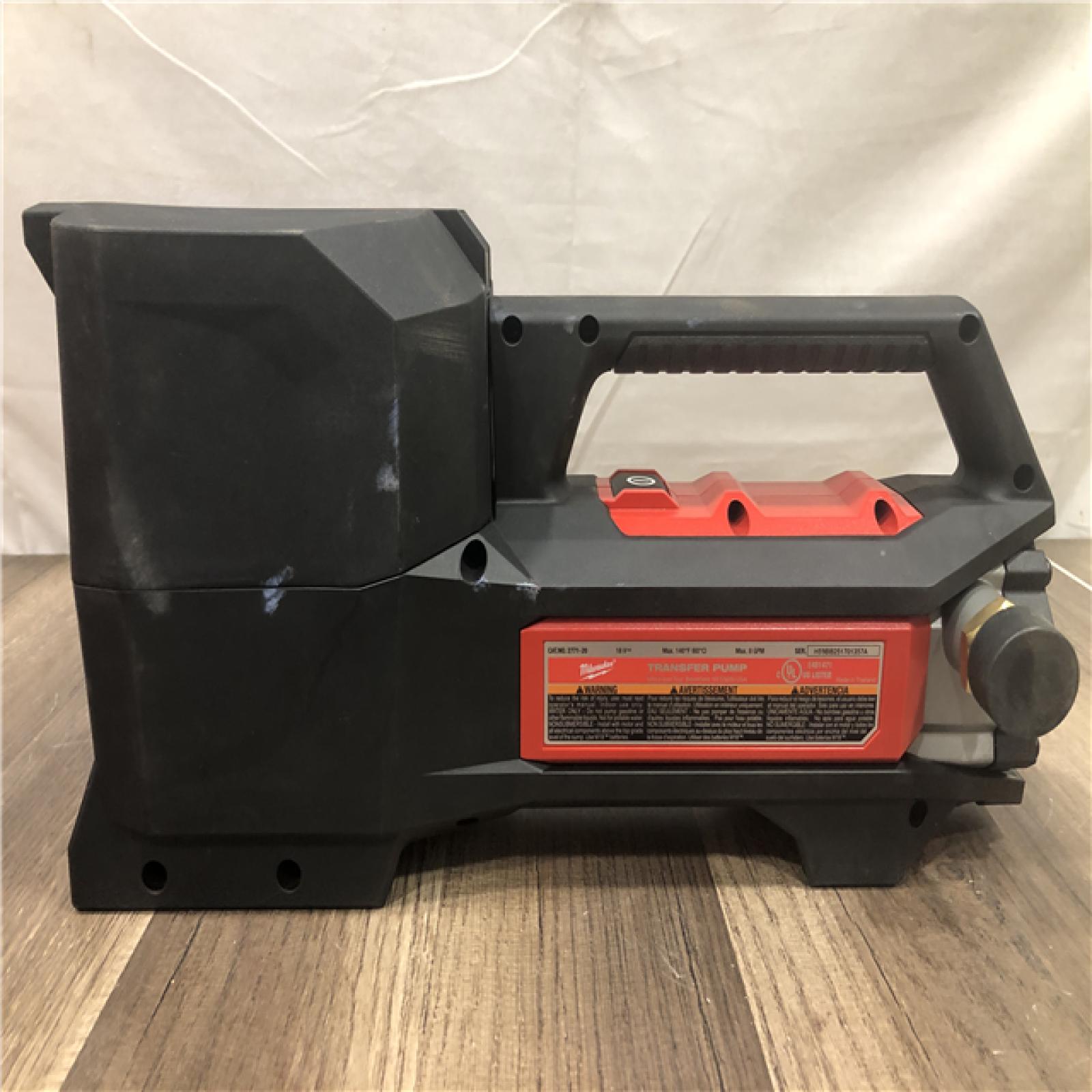 AS-IS Milwaukee M18 18-Volt 1/4 HP Lithium-Ion Cordless Transfer Pump (Tool Only)