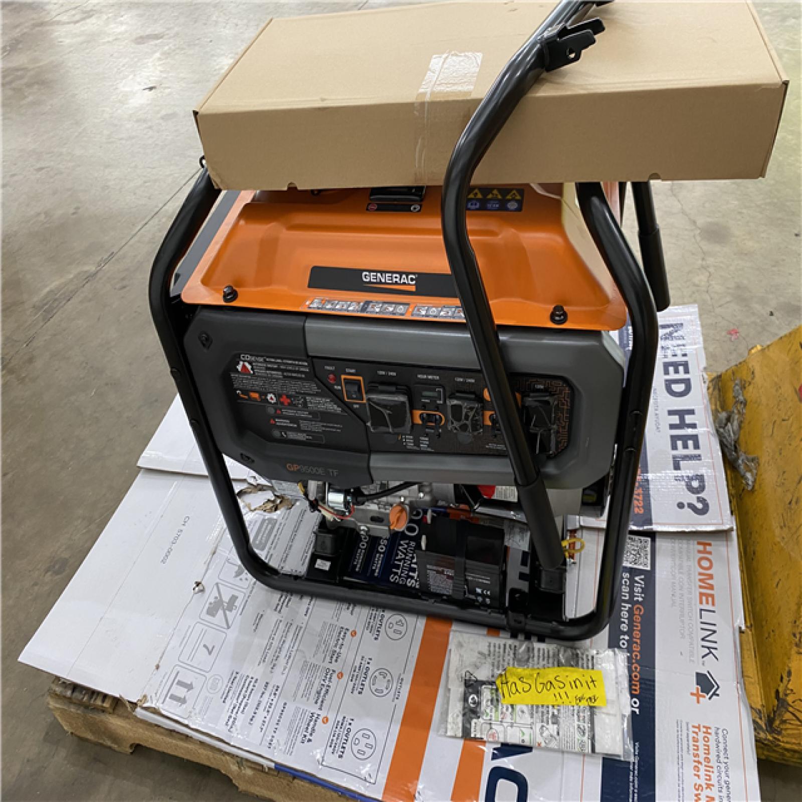 Houston Location AS IS - Generac 12500 starting watts COsense generator