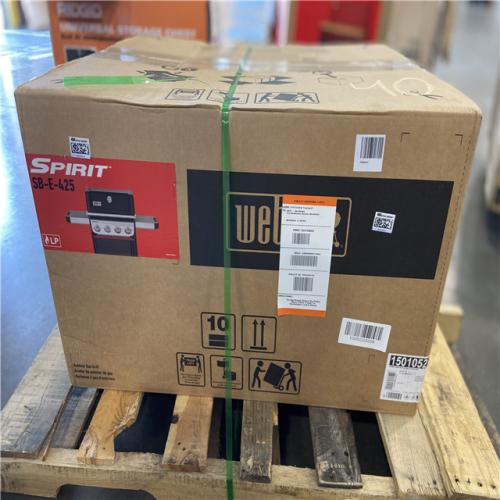 DALLAS LOCATION - Weber Spirit SB-E-425 4-Burner Propane Gas Grill in Black with Powerful Boost Burners
