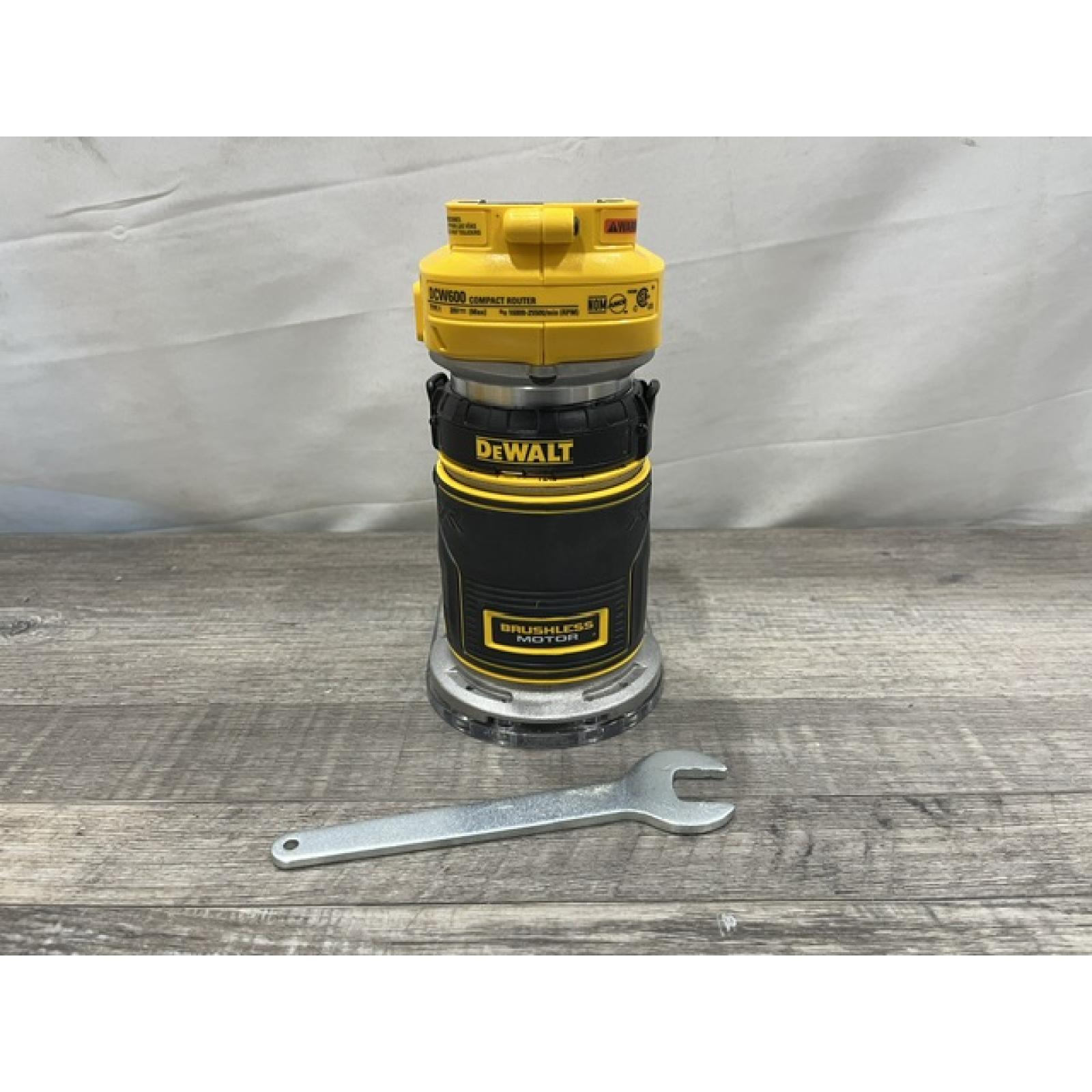 AS-IS DEWALT 20V MAX XR Cordless Brushless Fixed Base Compact Router (Tool Only)