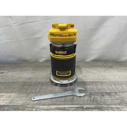 AS-IS DEWALT 20V MAX XR Cordless Brushless Fixed Base Compact Router (Tool Only)
