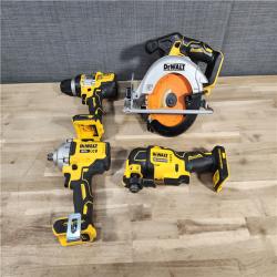 HOUSTON LOCATION - AS-IS DEWALT 4 TOOL COMBO