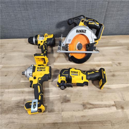 HOUSTON LOCATION - AS-IS DEWALT 4 TOOL COMBO