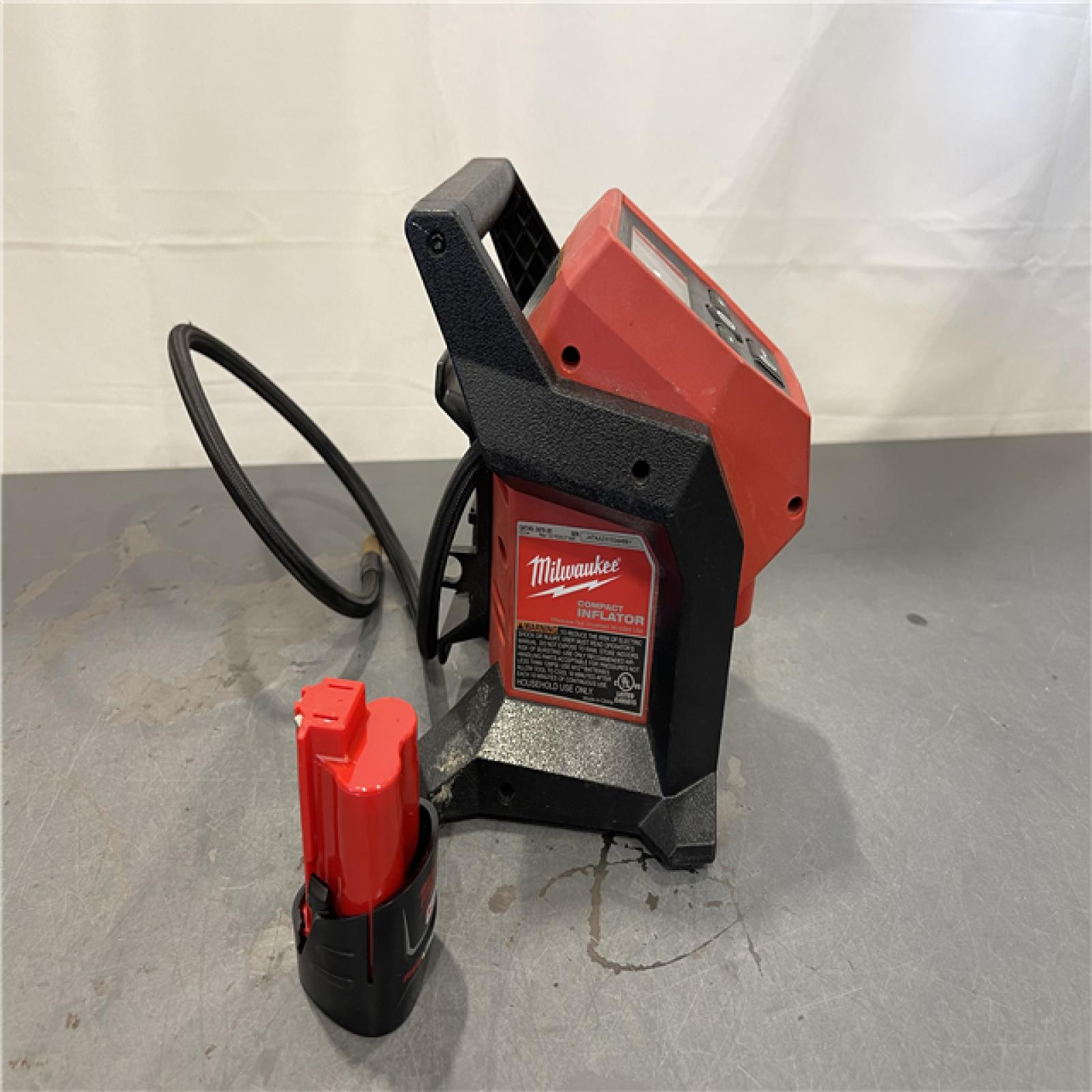 AS-IS - Milwaukee M12 12-Volt Lithium-Ion Cordless Electric Portable Inflator Kit