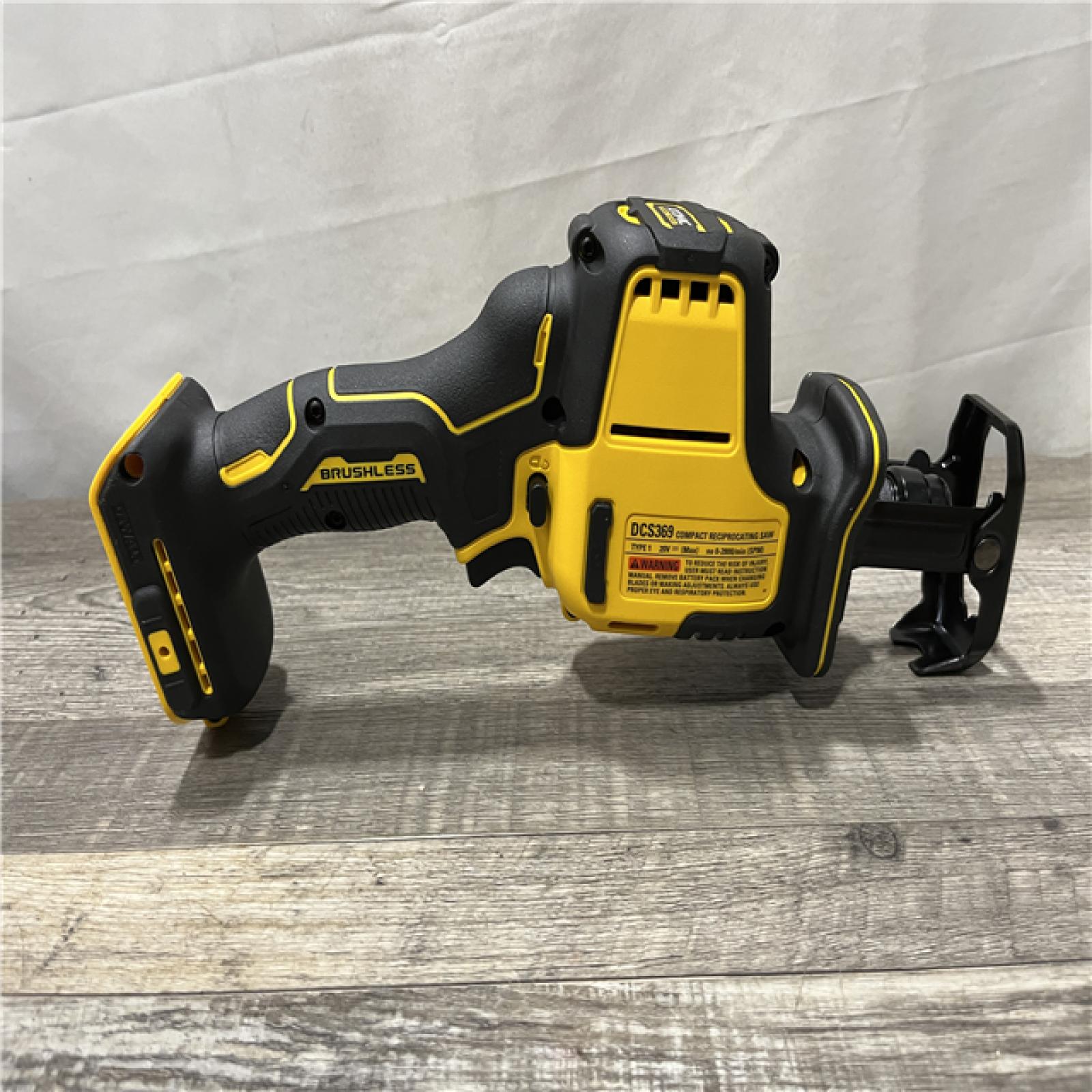 AS-IS DEWALT ATOMIC 20V MAX Cordless Brushless Compact Reciprocating Saw (Tool Only)
