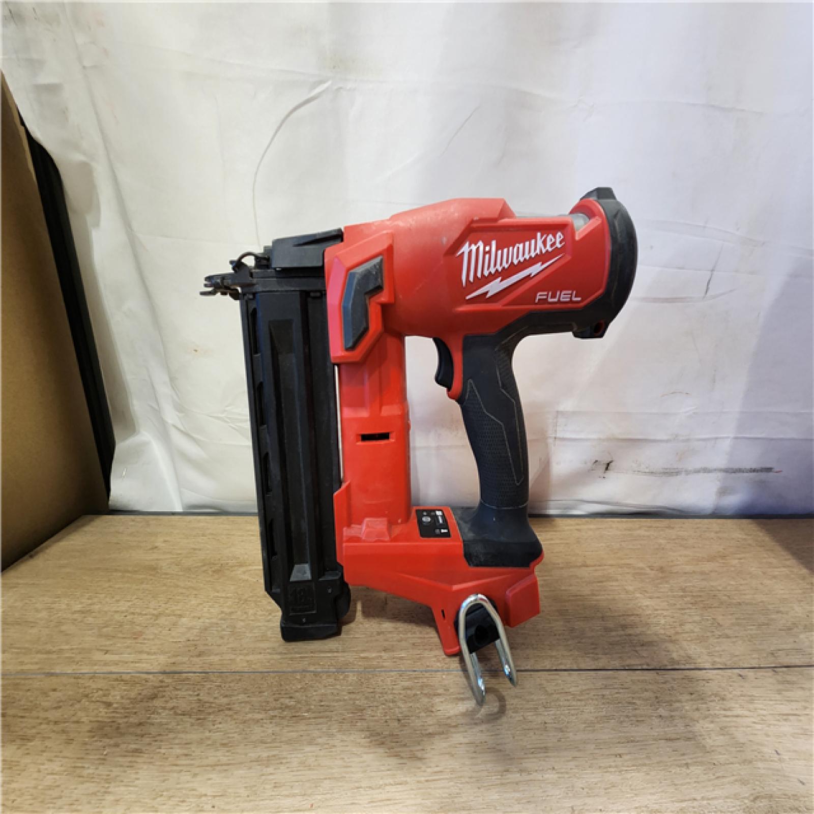 AS-IS- Milwaukee  FUEL 18-Volt Lithium-Ion Brushless Cordless Gen II 18-Gauge Brad Nailer (Tool-Only)